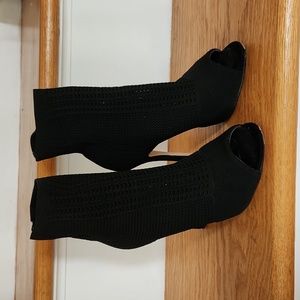 Catherine Malandrino, Fabric Upper Booties, Sz 6